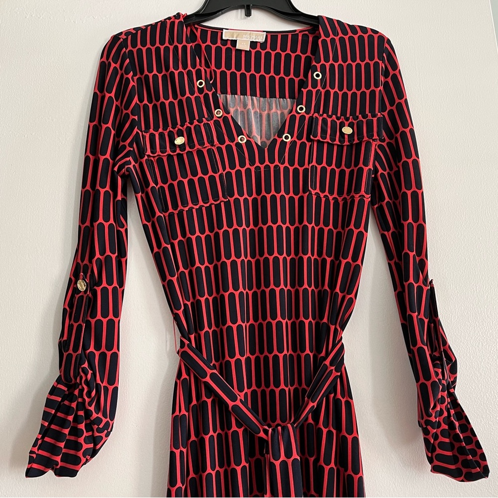 Pre Owned Michael Kors Dress Swing Tunic  Sleeve Size XS